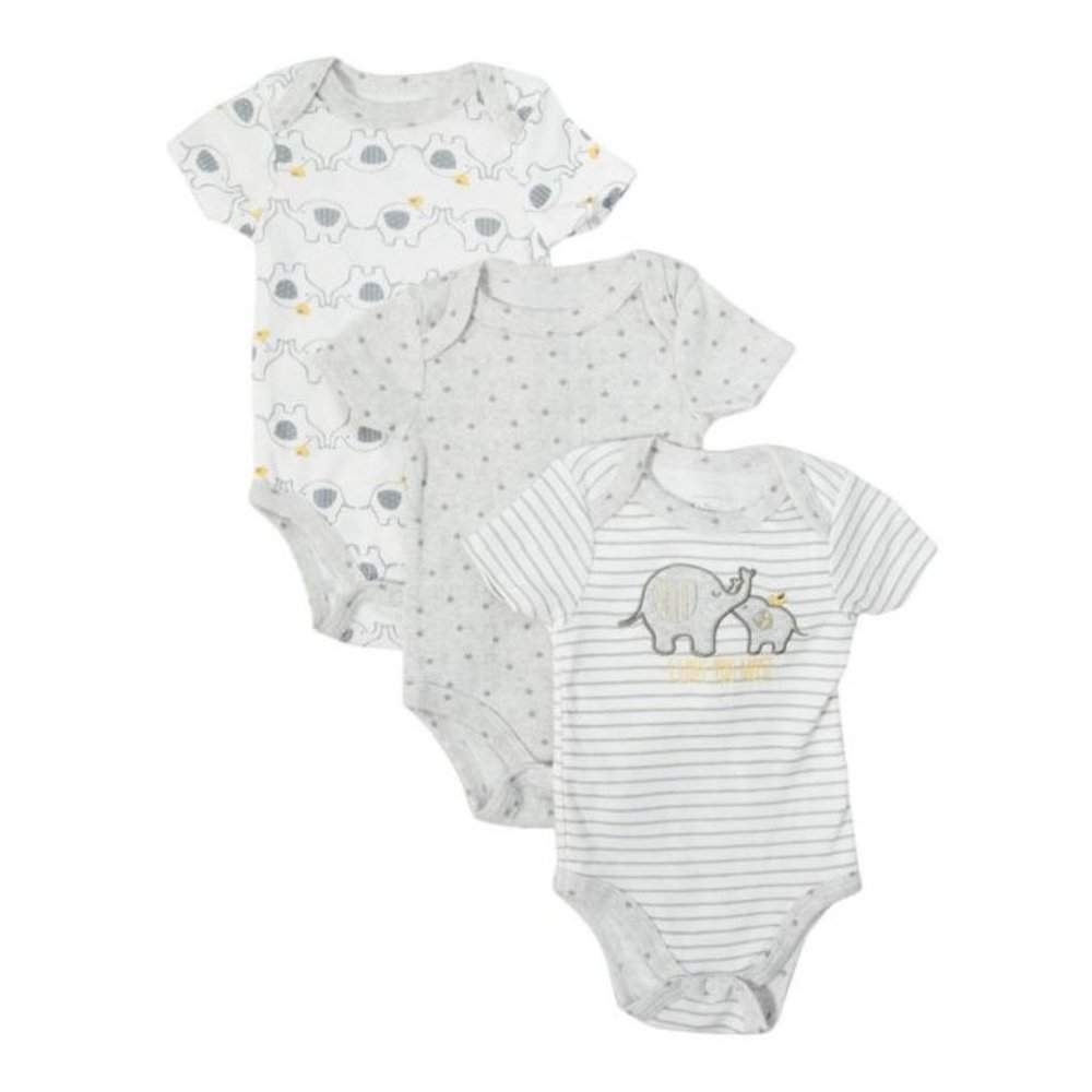 Quiltex "I Love You Most" body suits 3 Pack - Picture 1 of 2